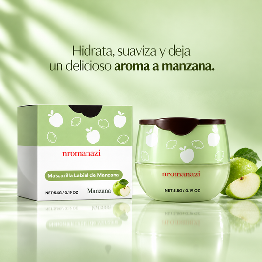 Bálsamo labial con sabor a manzana