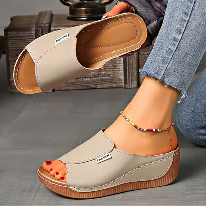 Ortho Slip-On Wedge Sandals