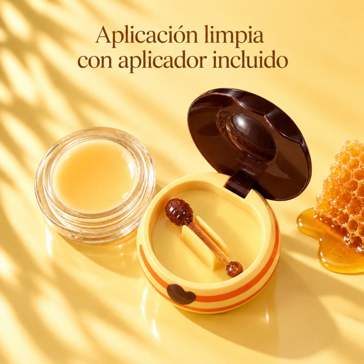 Bálsamo labial con sabor a miel