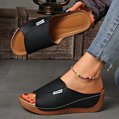 Ortho Slip-On Wedge Sandals