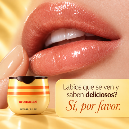 Bálsamo labial con sabor a miel