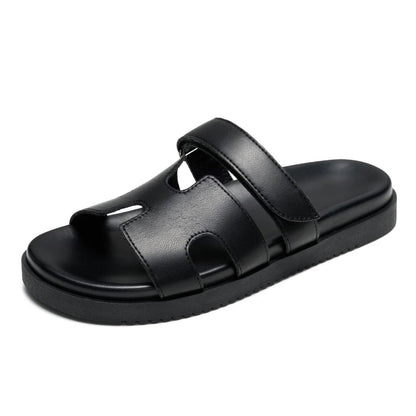 Heros Genuine Leather Slides
