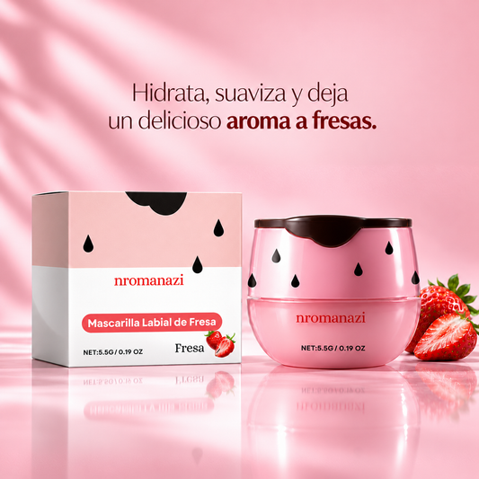 Bálsamo labial con sabor a fresa